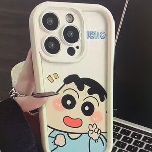 Hello Kitty Cartoon Phone Case - White and Blue